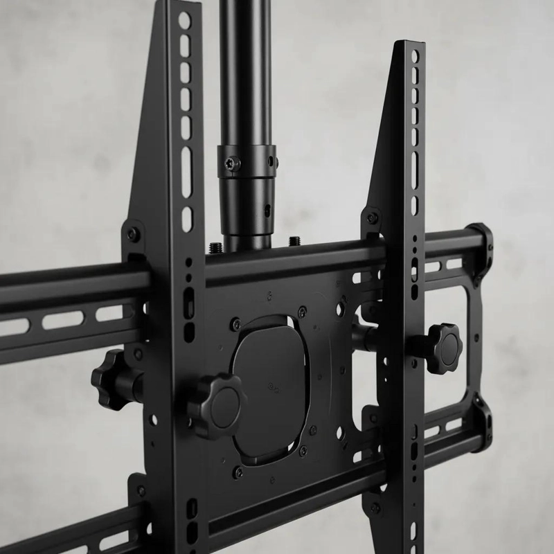 SOPORTE DE TECHO AJUSTABLE PARA TV 39 A 75 PULGADAS NEGRO - 4