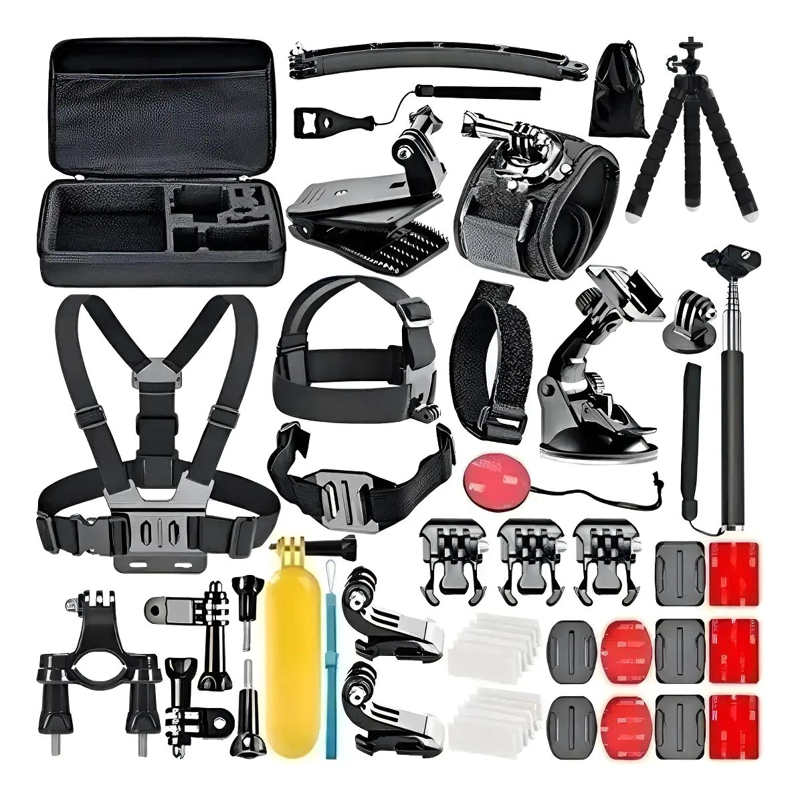 KIT MALETA CON 50 ACCESORIOS PARA CAMARAS DEPORTIVAS - 2