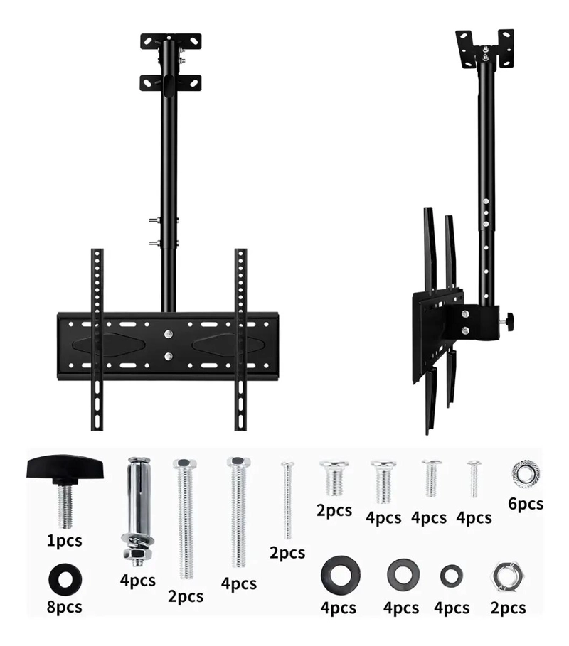 SOPORTE AJUSTABLE PARA TV DE TECHO O PARED 26 A 60 PULG - 3
