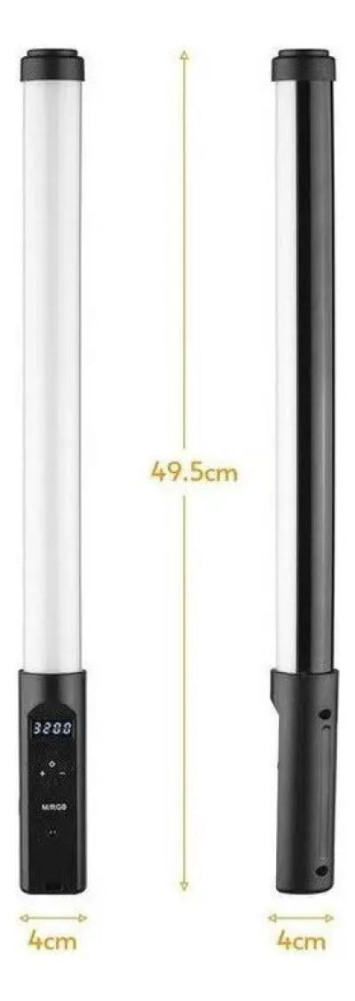 TUBO LUZ LED PORTATIL RGB 3200K-5500K PARA VIDEO - 4