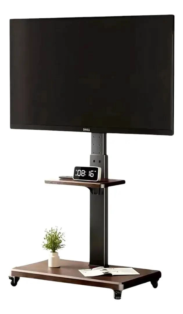 SOPORTE MOVIL PARA TV 32 A 70 PULGADAS CON RUEDAS Y BASE - 1