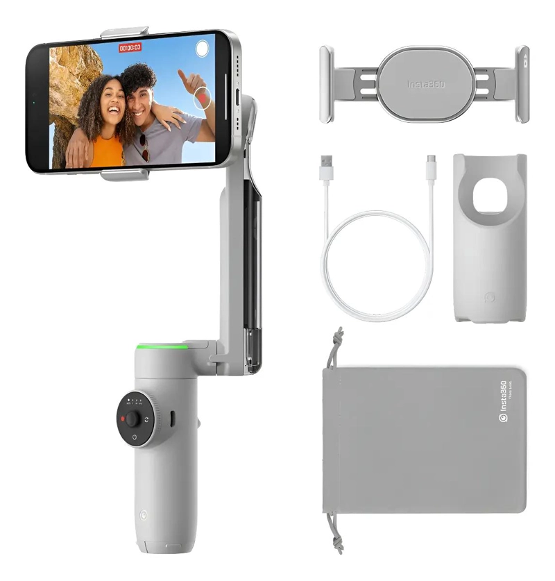 ESTABILIZADOR PARA TELE FONO INSTA360 FLOW PRO GRIS - 1
