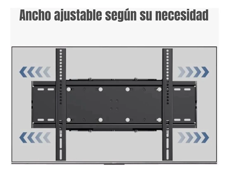 SOPORTE TV AJUSTABLE DOBLE BRAZO 40 A 75 PULGADAS - 2