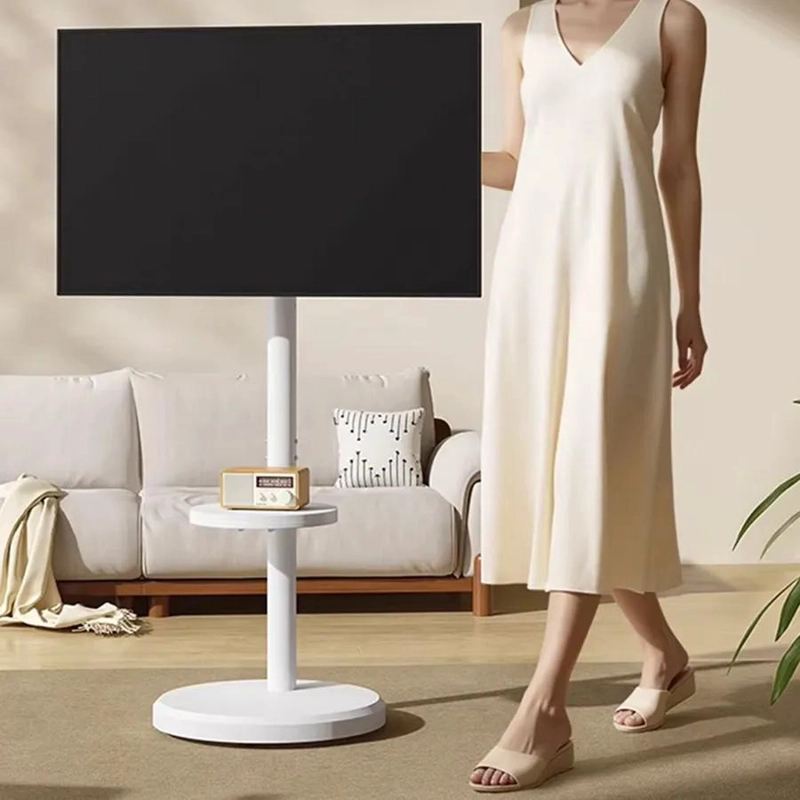 SOPORTE TV PEDESTAL MOVIL BLANCO PARA 42 PULGADAS - 2
