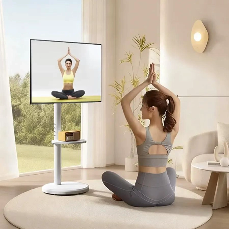 SOPORTE TV PEDESTAL MOVIL BLANCO PARA 42 PULGADAS - 3
