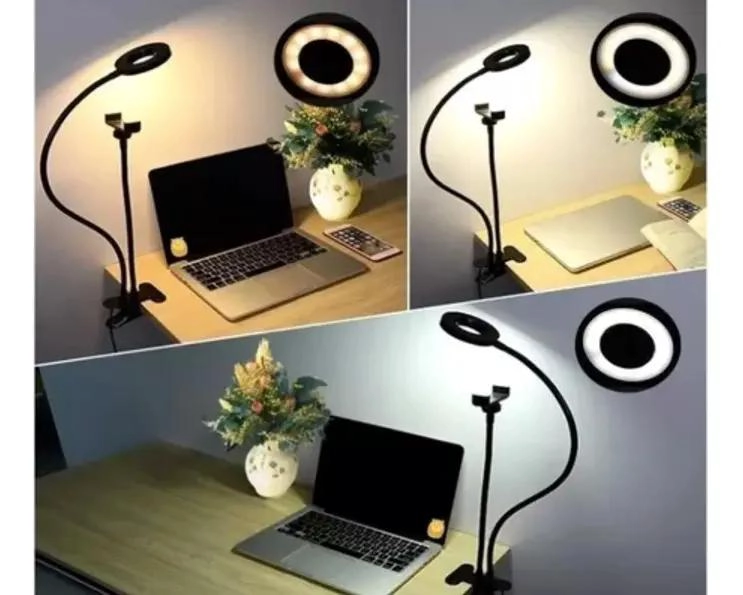 SOPORTE PARA CELULAR CON ARO DE LUZ Y CONTROL AJUSTABLE - 2