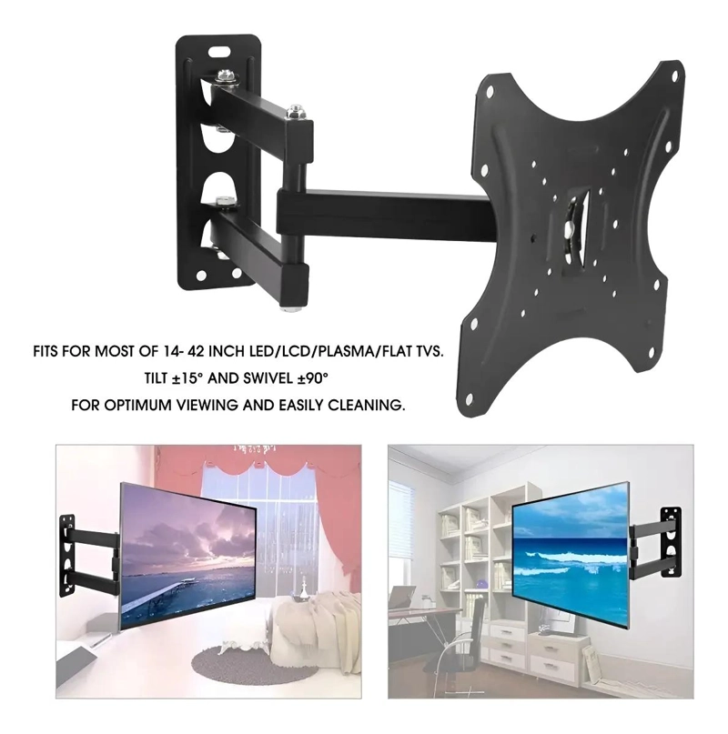 SOPORTE TV BRAZO ARTICULADO EXTENSIBLE 14-42 PULGADAS - 3