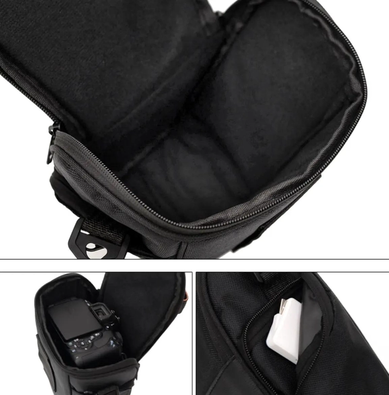 BOLSO DE MANO PARA CAMARA DSLR CON ALMACENAMIENTO INCLINE - 5