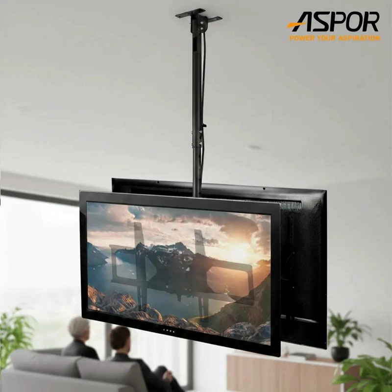SOPORTE DE TECHO DOBLE PARA TV 42 A 80 PULGADAS - 1
