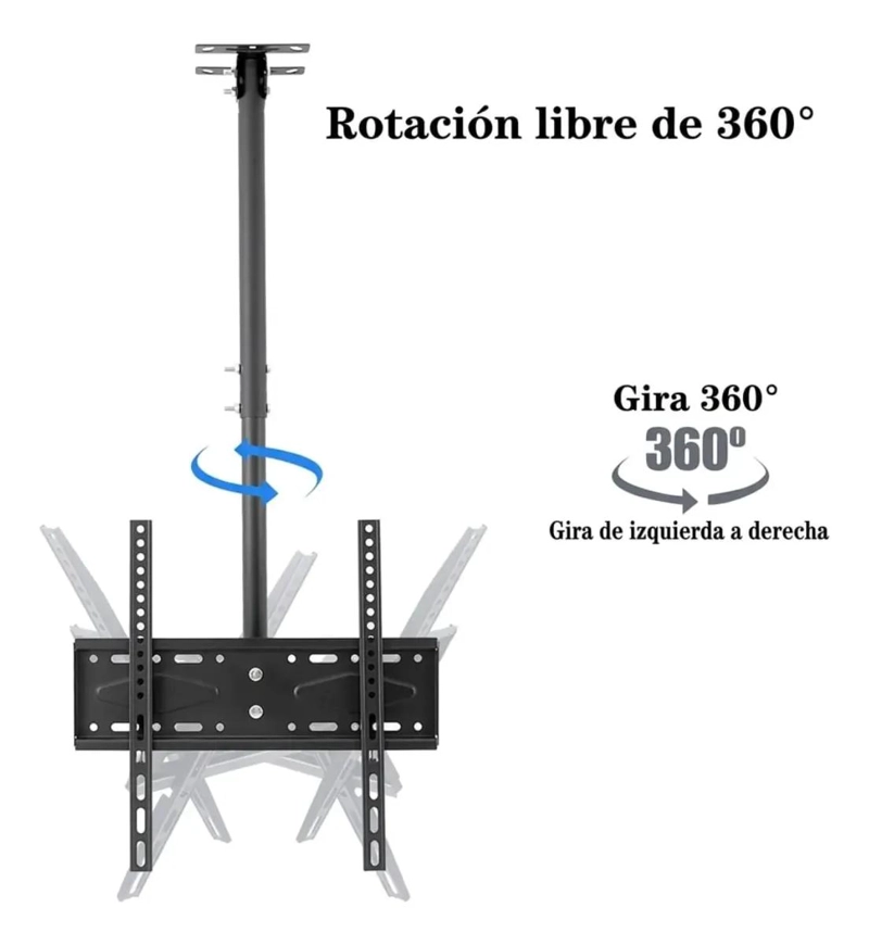 SOPORTE TV ARTICULADO 360° INCLINABLE PARA 26 A 60 PULG - 4