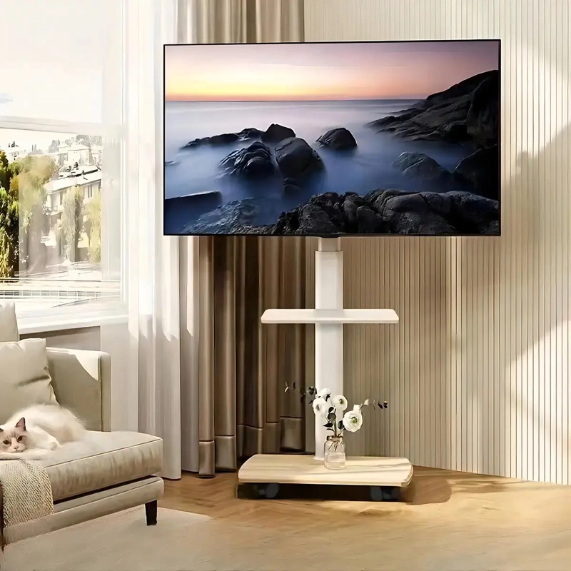 SOPORTE TV MOVIL PEDESTAL PARA PANTALLAS 32 A 70 PULGADAS - 3