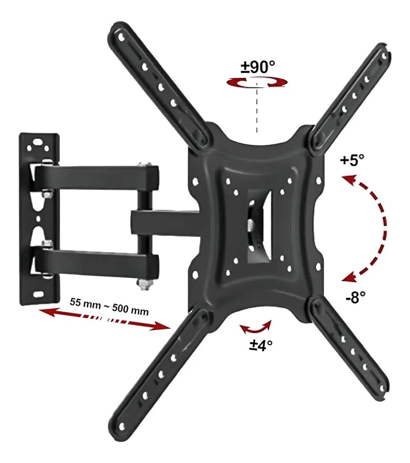 SOPORTE DE BRAZO PARA TV 15 A 58 PULGADAS 50KG - 3