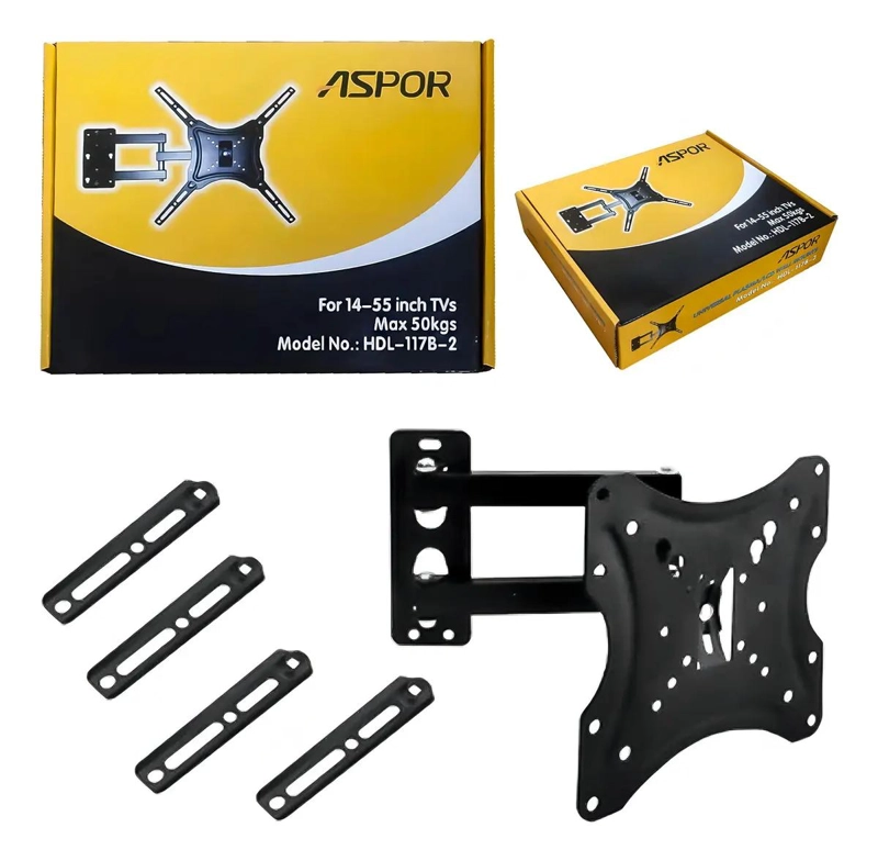 SOPORTE DE BRAZO PARA TV 15 A 58 PULGADAS 50KG - 4