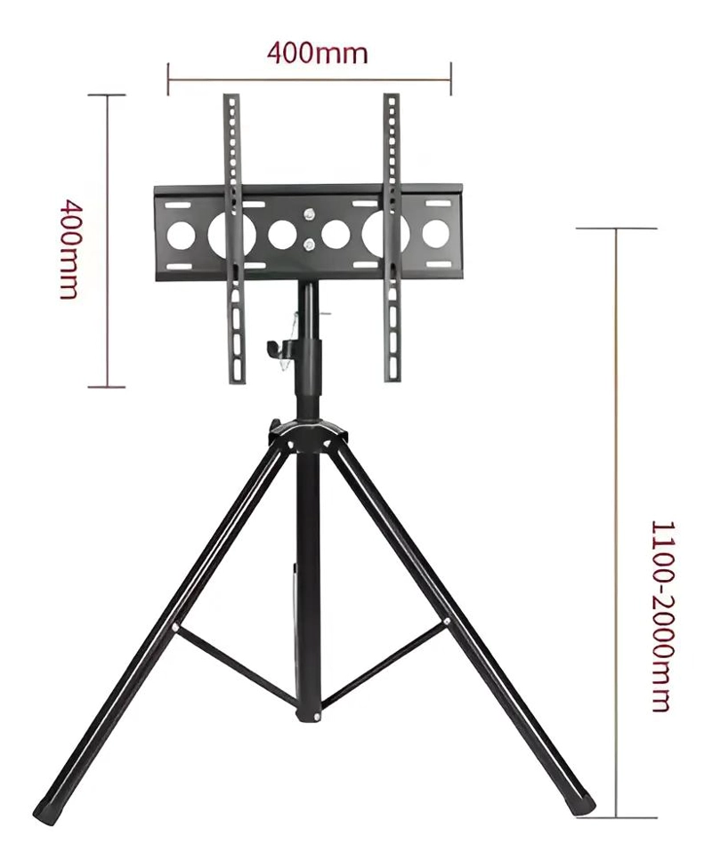 BASE TRIPODE PEDESTAL PARA TV 32 A 55 PULGADAS GIRATORIA - 2