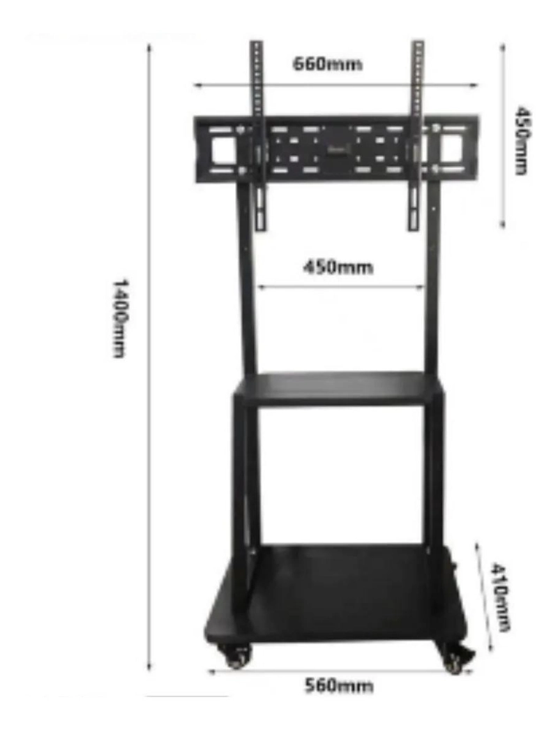 RACK SOPORTE PARA TV DE 32 A 70 PULGADAS CON RUEDAS - 4