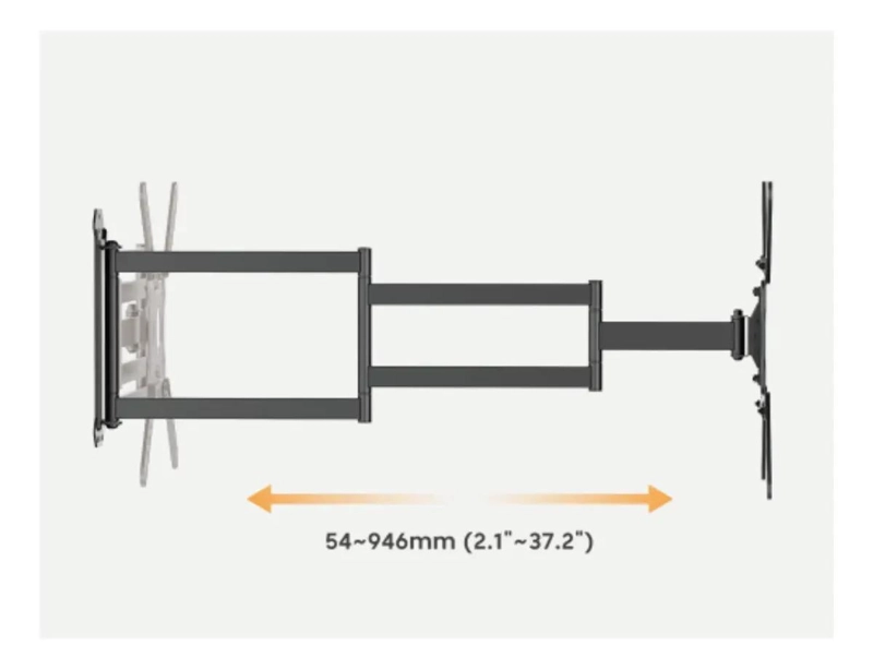 SOPORTE DE TV BRAZO EXTRALARGO PARA PANTALLAS 23-65' - 5