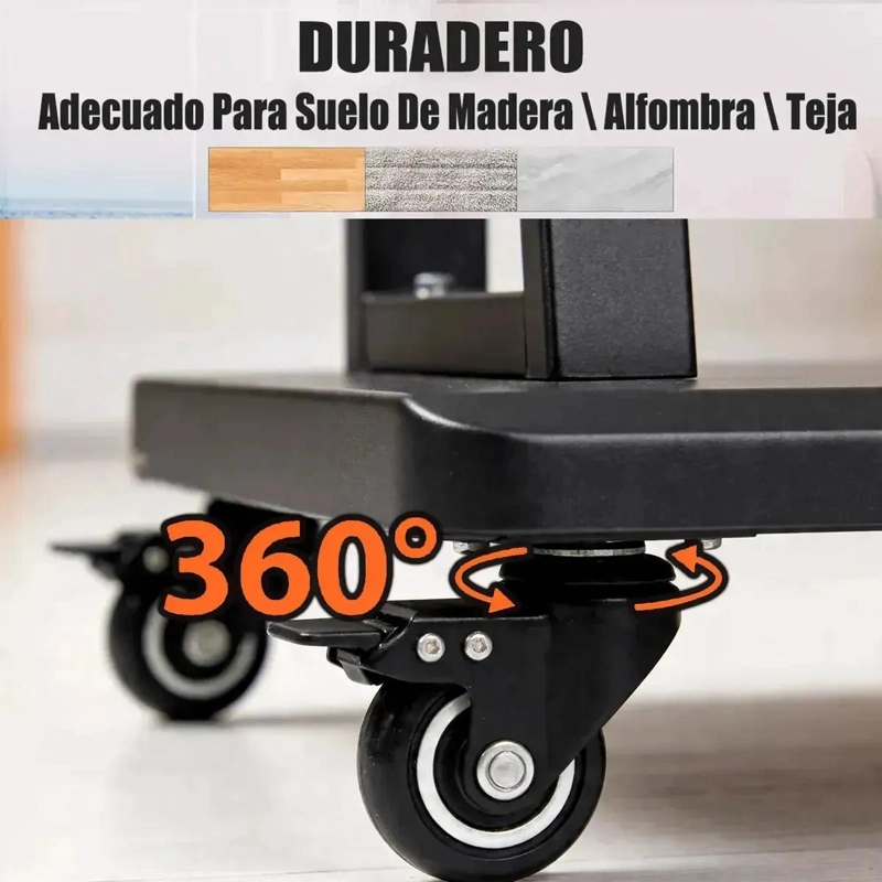 SOPORTE MOVIL PARA TV 32-70 PULGADAS CON RUEDAS Y BASE - 3