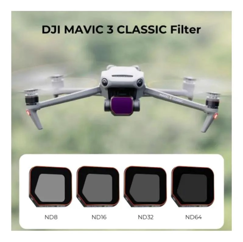 SET DE FILTROS ND8, ND16, ND32 Y ND64 PARA DRONE - 4