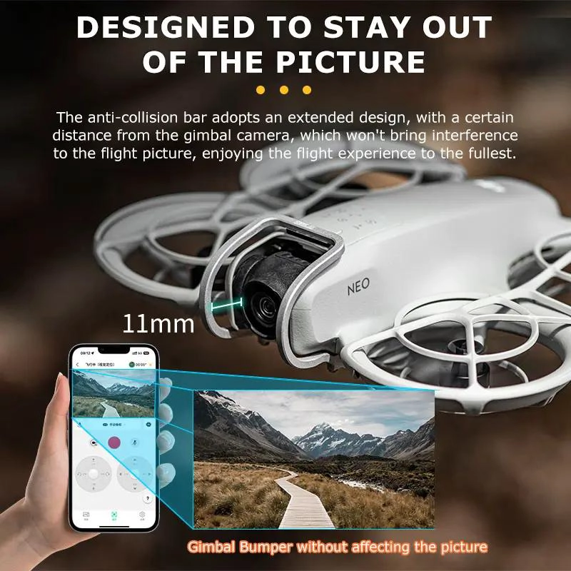 PARACHOQUES FRONTAL PARA DRONE DJI MINI 2 Y AIR 2S - 5