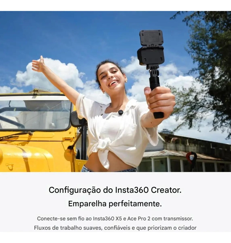 MICROFONO INALAMBRICO CON TRANSMISOR Y RECEPTOR NEGRO - 2