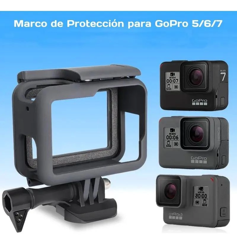 CARCASA ABIERTA COMPATIBLE CON GOPRO 5 6 7 Y 2018 - 4