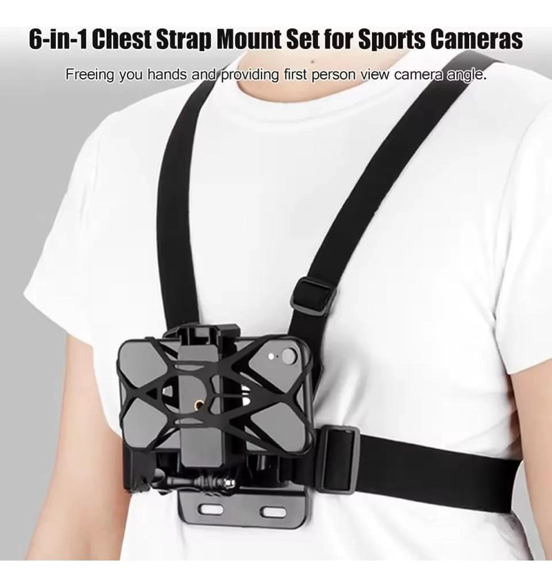 ARNE S DE PECHO CON SOPORTE PARA CELULAR Y CAMARA - 2