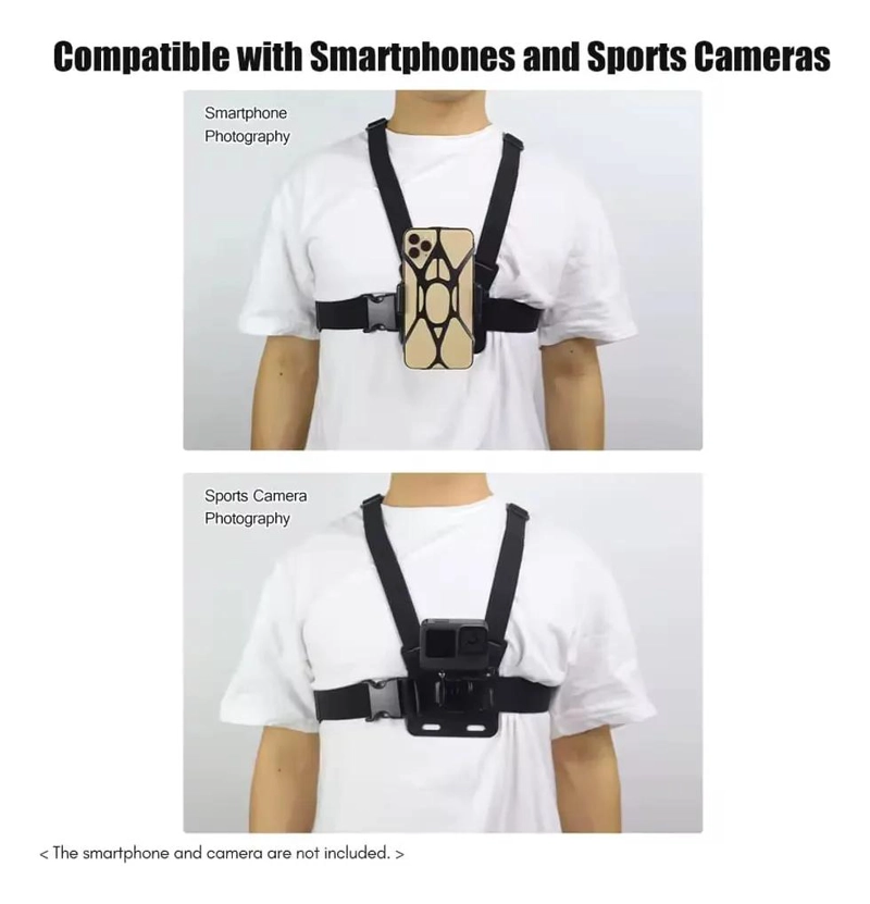 ARNE S DE PECHO CON SOPORTE PARA CELULAR Y CAMARA - 4