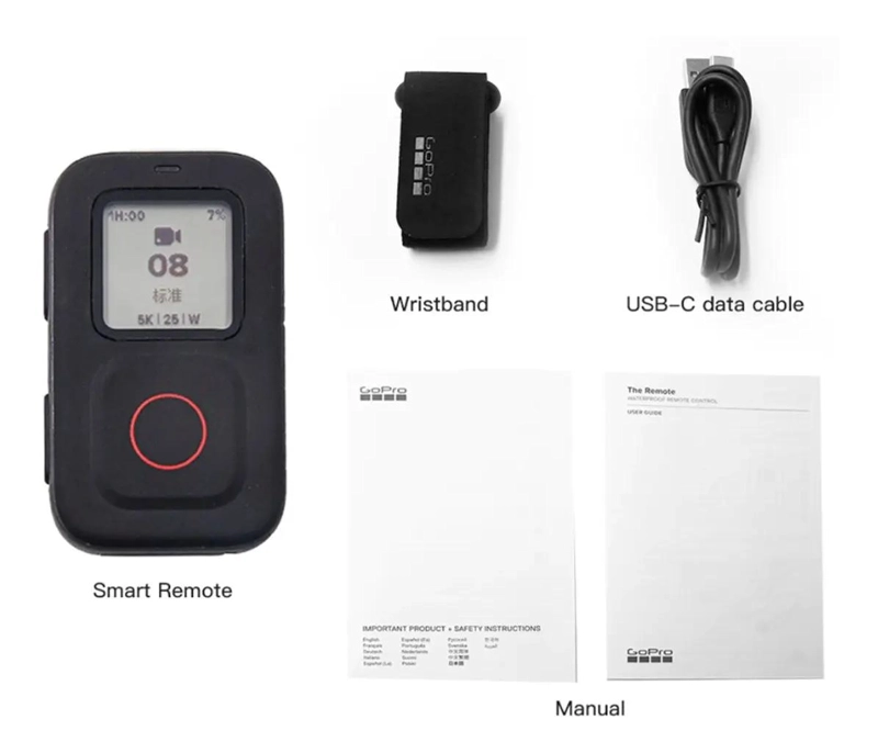 CONTROL REMOTO PARA CAMARAS GOPRO COLOR NEGRO - 4
