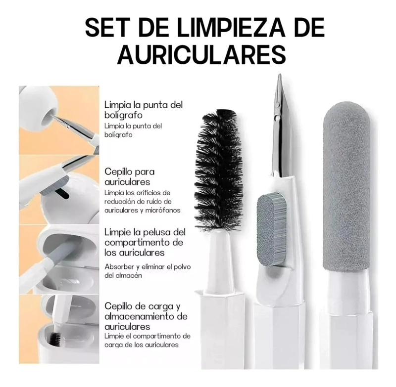 KIT DE LIMPIEZA PORTATIL 20 EN 1 PARA TECLADO Y CAMARAS - 4