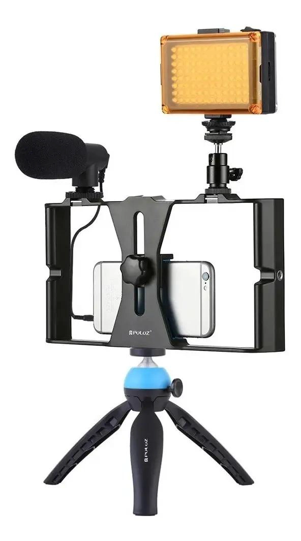 ESTABILIZADOR CON TRIPODE PARA SMARTPHONE Y MICROFONO - 1