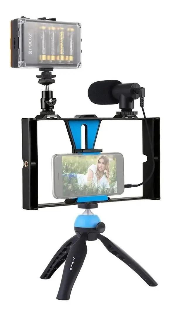 ESTABILIZADOR CON TRIPODE PARA SMARTPHONE Y MICROFONO - 4