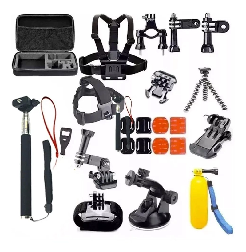 KIT MALETA CON 28 ACCESORIOS PARA CAMARA DE DEPORTES - 3