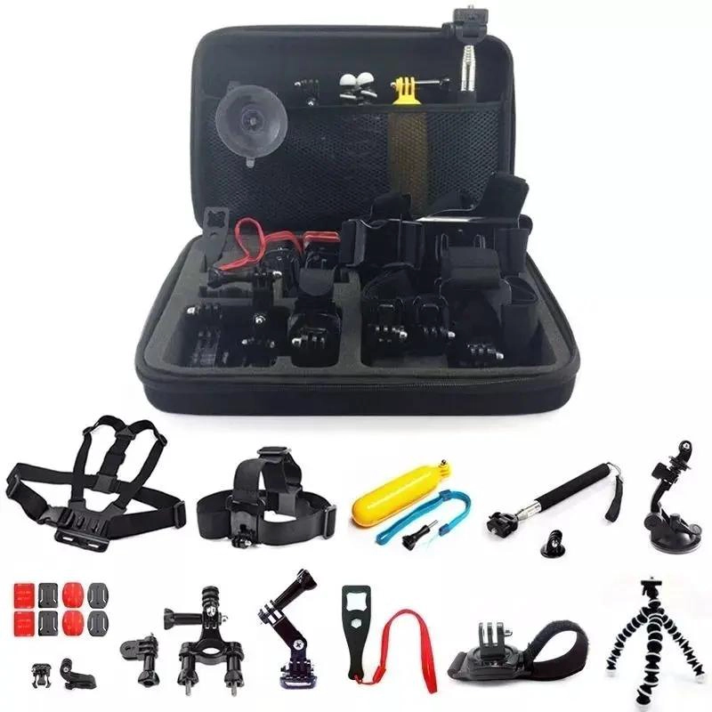 KIT MALETA CON 28 ACCESORIOS PARA CAMARA DE DEPORTES - 4
