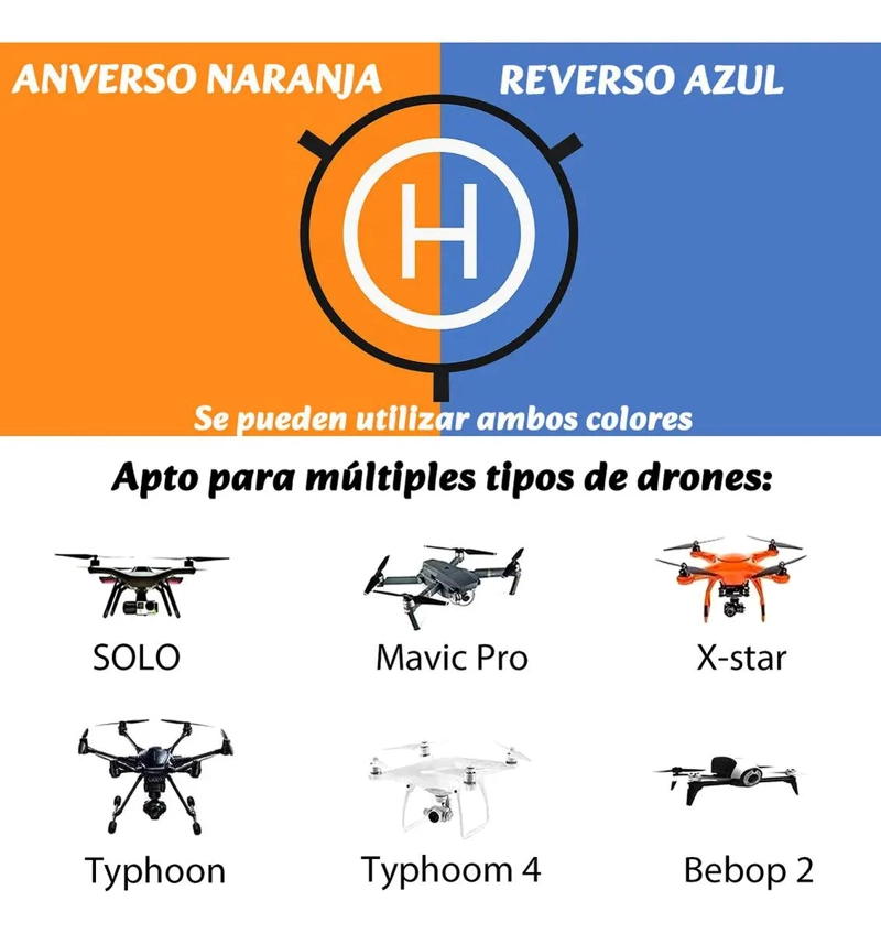 LANDING PAD PARA DRONES 55CM PISTA DE ATERRIZAJE - 3