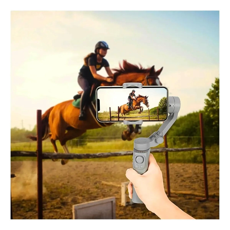 ESTABILIZADOR DE CELULAR CON SOPORTE Y 3 EJES PARA FOTOS - 2