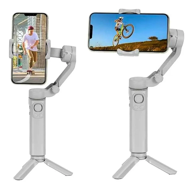 ESTABILIZADOR DE CELULAR CON SOPORTE Y 3 EJES PARA FOTOS - 3