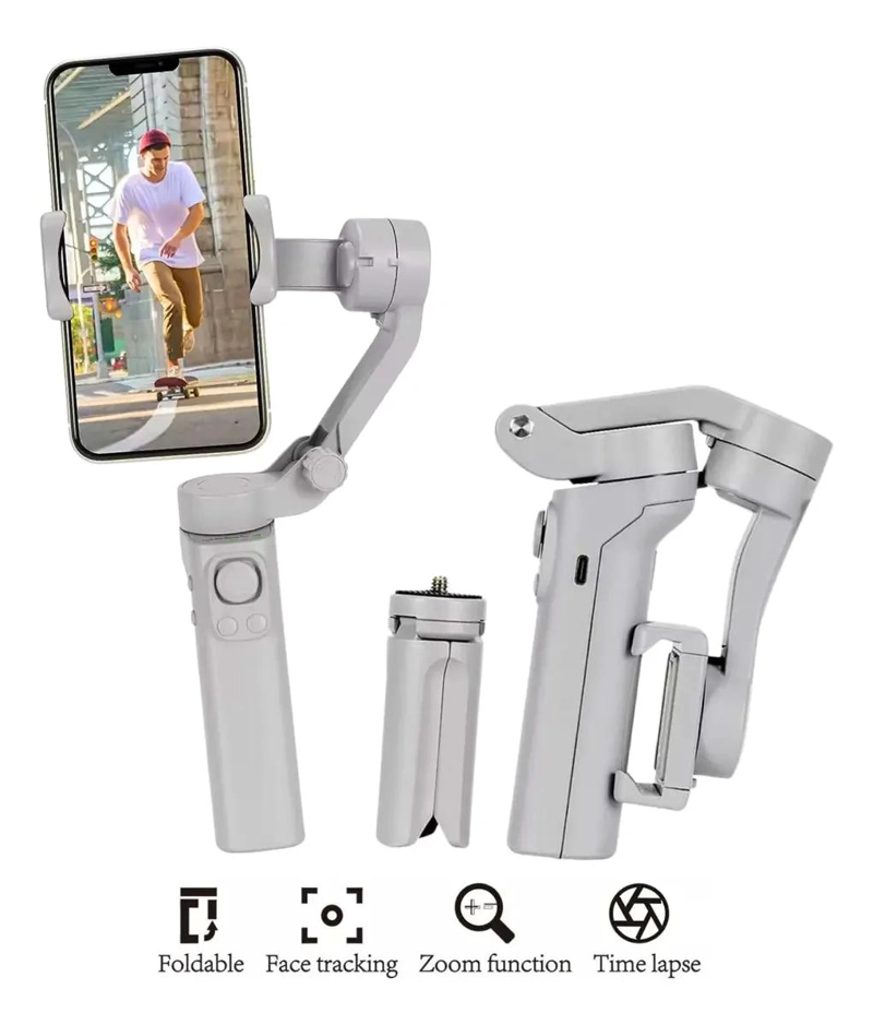 ESTABILIZADOR DE CELULAR CON SOPORTE Y 3 EJES PARA FOTOS - 5