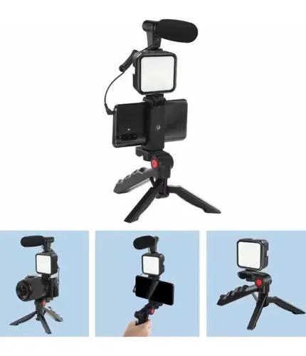 KIT ESTABILIZADOR Y TRIPODE PARA CAMARA Y CELULAR - 2