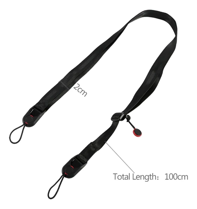 CORREA AJUSTABLE LIBERACION RAPIDA PARA CAMARA SLR Y GOPR - 5