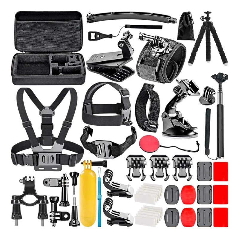 KIT ACCESORIOS PROFESIONAL UNIVERSAL 50 EN 1 PARA CAMARA - 1