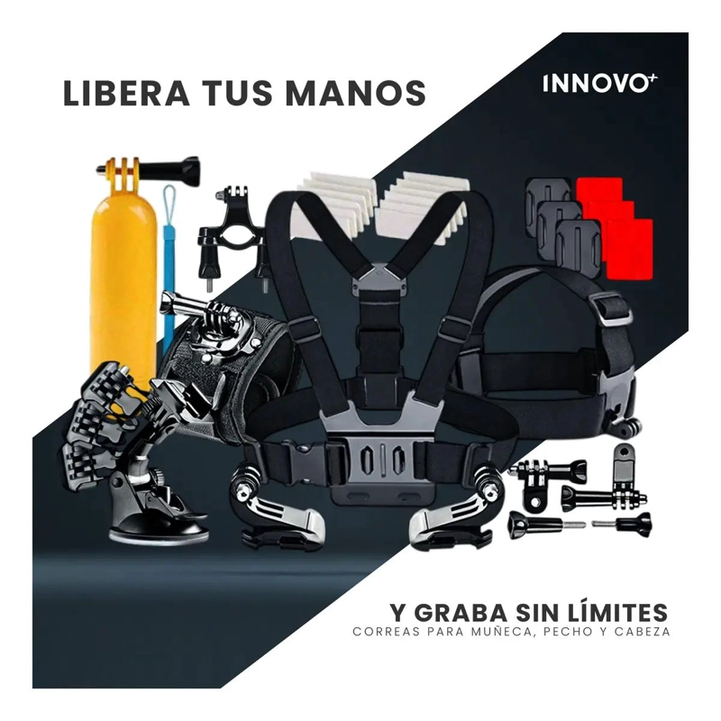 KIT ACCESORIOS PROFESIONAL UNIVERSAL 50 EN 1 PARA CAMARA - 4