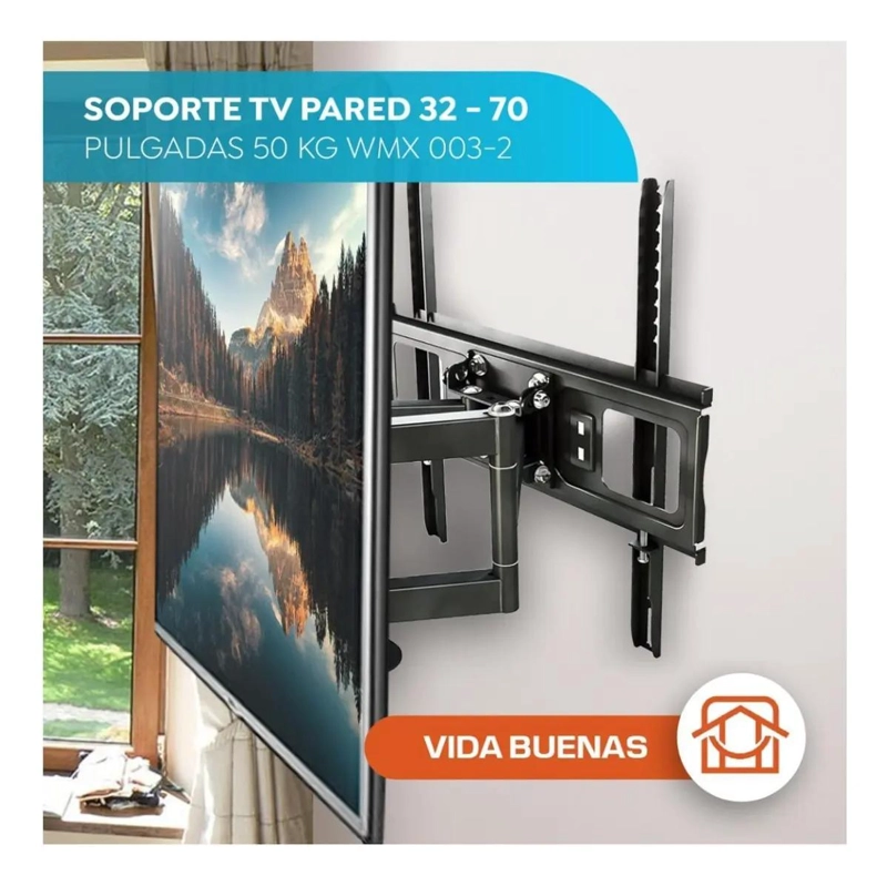 SOPORTE DE TV DOBLE BRAZO PARA PANTALLAS DE 30 A 70 - 5