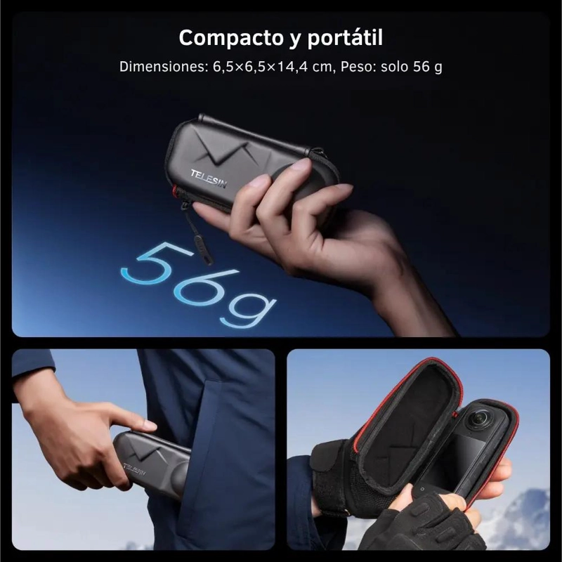 ESTUCHE PROTECTOR PARA INSTA360 X4 Y X5 - 4