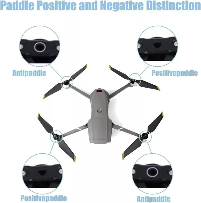 JUEGO DE 4 HE LICES SILENCIOSAS PARA DRON MAVIC PRO - 3