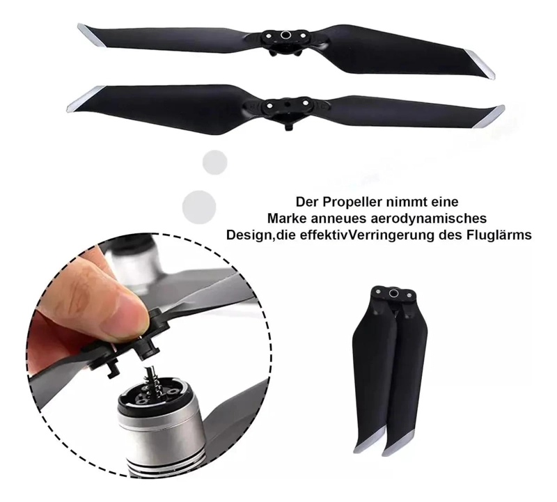 JUEGO DE 4 HE LICES SILENCIOSAS PARA DRON MAVIC PRO - 5