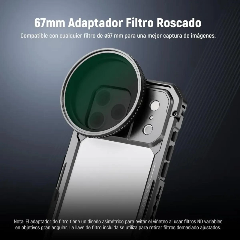 JAULA RIG VLOG VIDEO PARA IPHONE 17 PRO MAX - 4