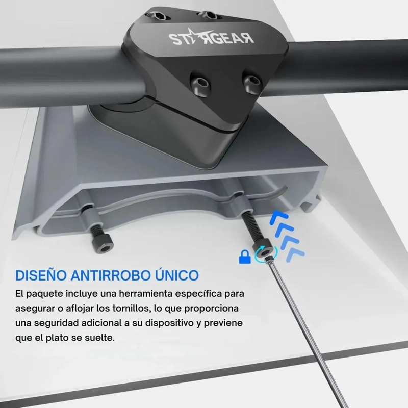 SOPORTE ANTIRROBO PARA TUBOS DE ANTENA MINI - 4