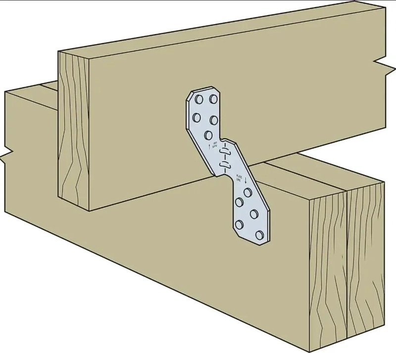 16 SOPORTES ESTRUCTURALES PARA VIGAS 2X4 A 2X7 - 4
