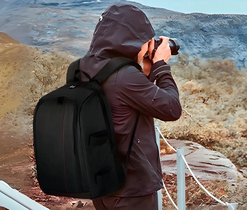 MOCHILA IMPERMEABLE PARA CAMARA FOTOGRAFICA PROFESIONAL - 4