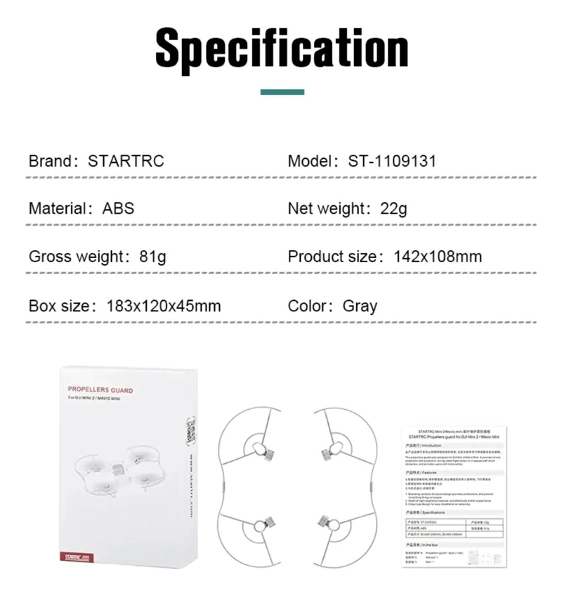 PROTECTOR DE HE LICES PARA DRONES MINI 1, MINI 2, SE Y 2SE - 4
